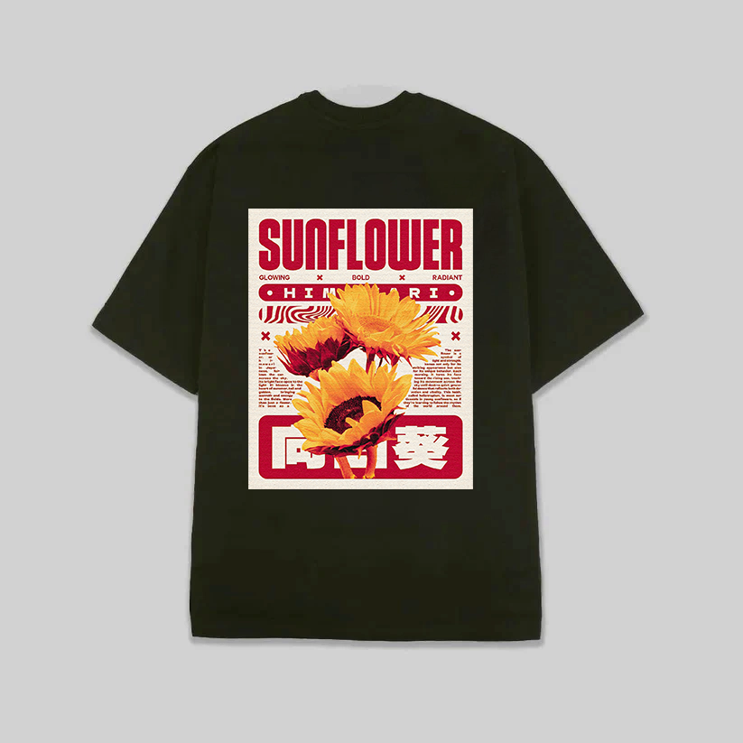"Sunflower Radiance" Graphic T-Shirt