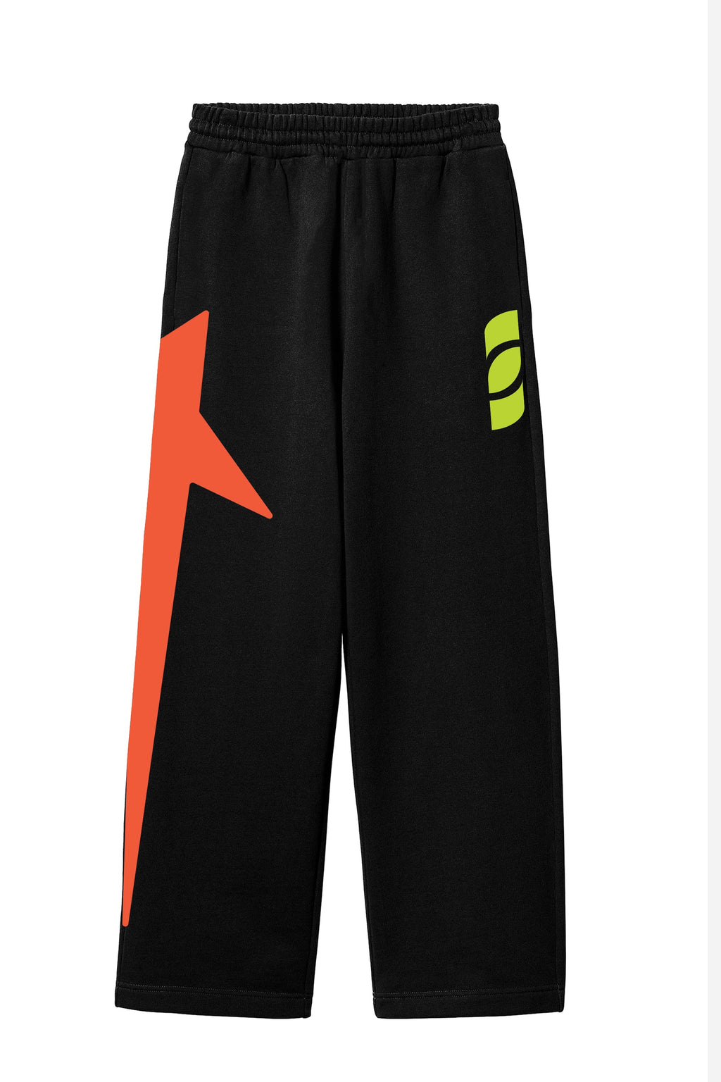 Resilience Graphic Sweatpants – Black Techwear-Inspired Street Joggers