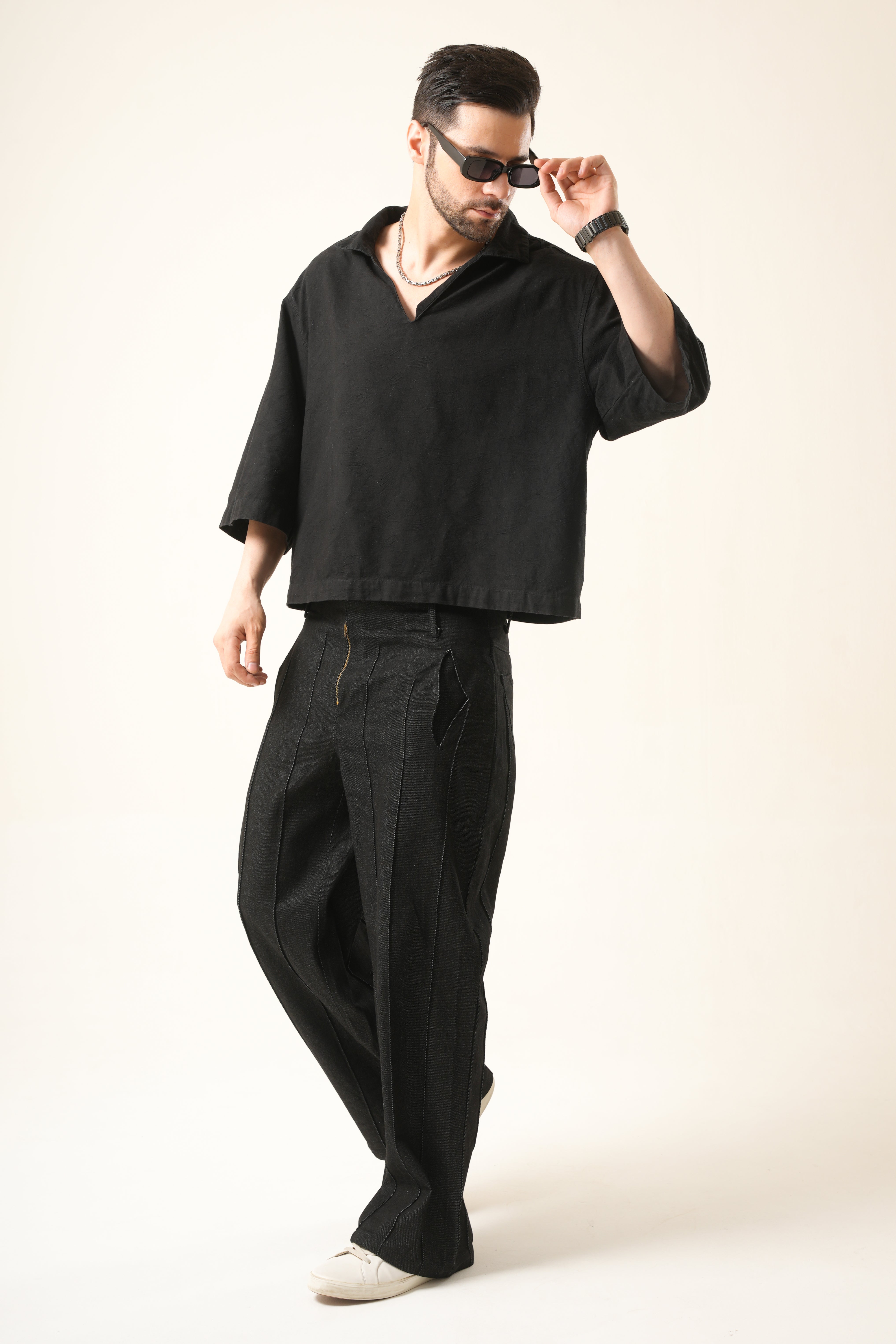 Batshade Aurum Denim (Men’s) | Sculpted Raw Black Jeans