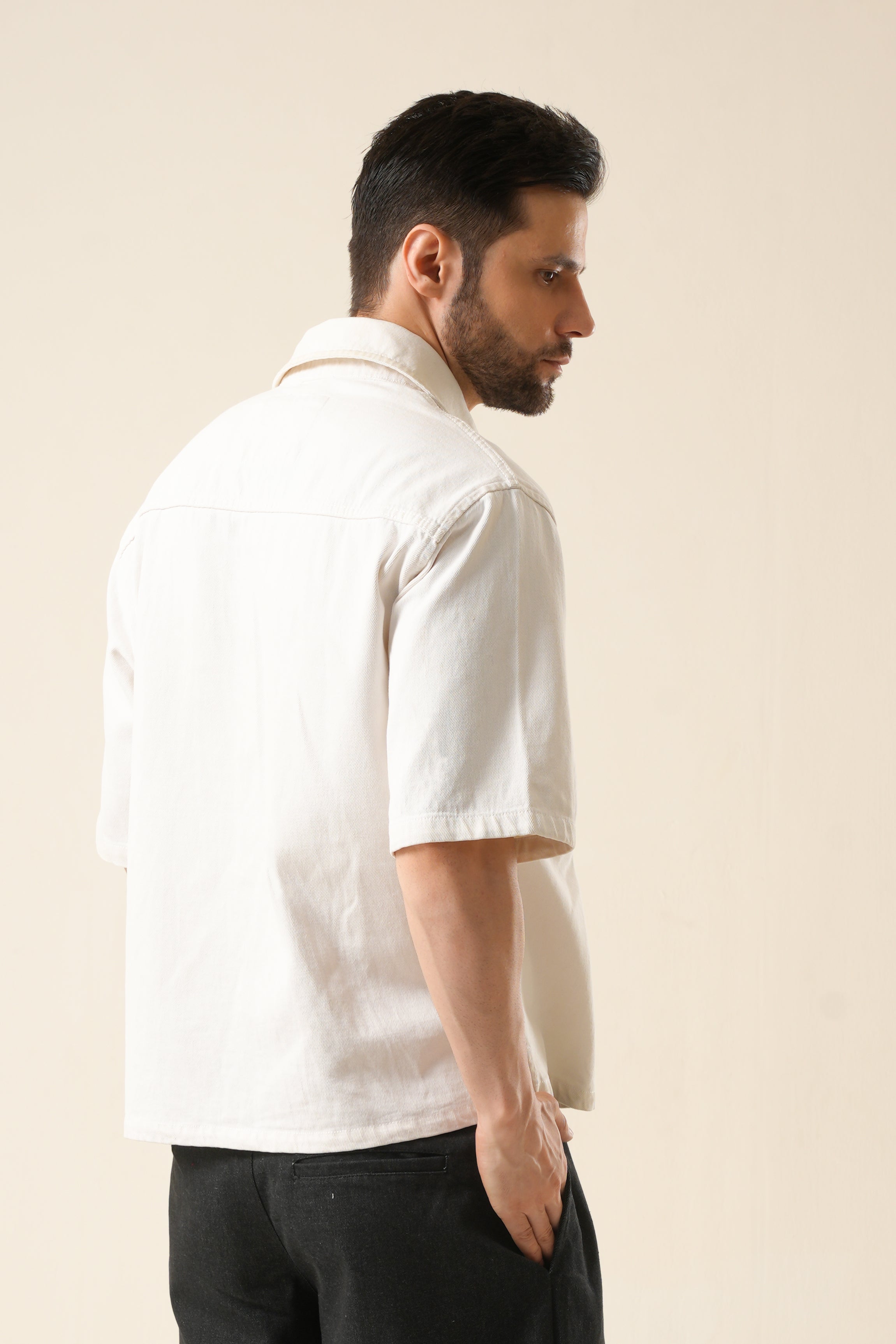 Ivory Form Box Shirt