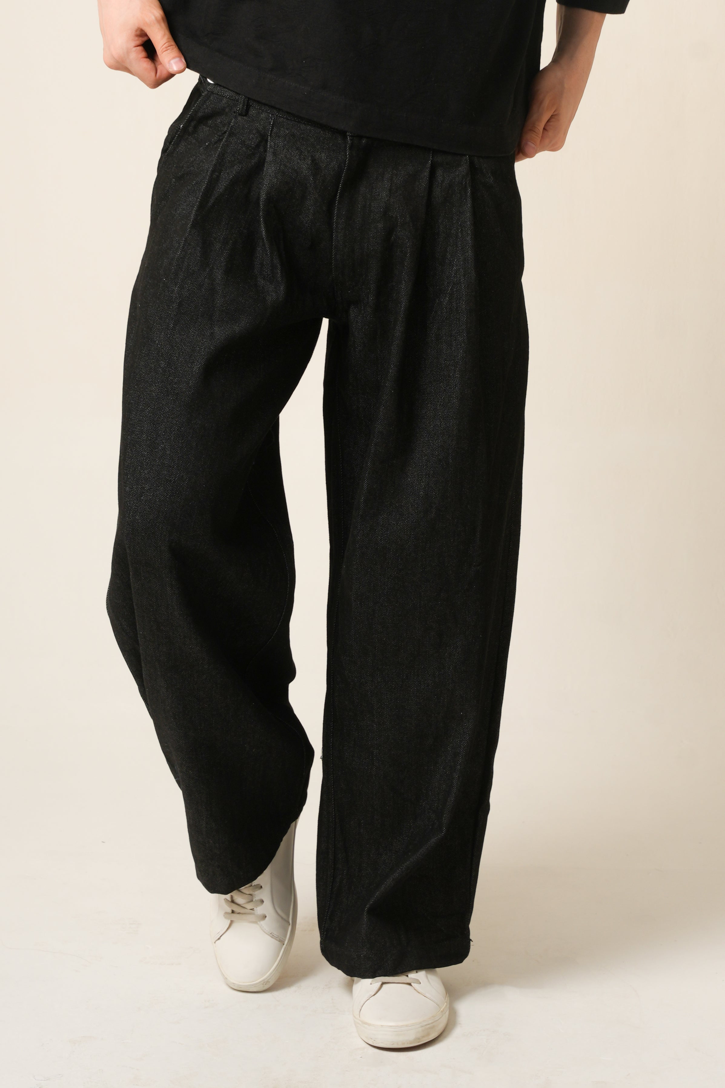 Gravity Void Trousers | Ultra-Wide Luxury Silhouette