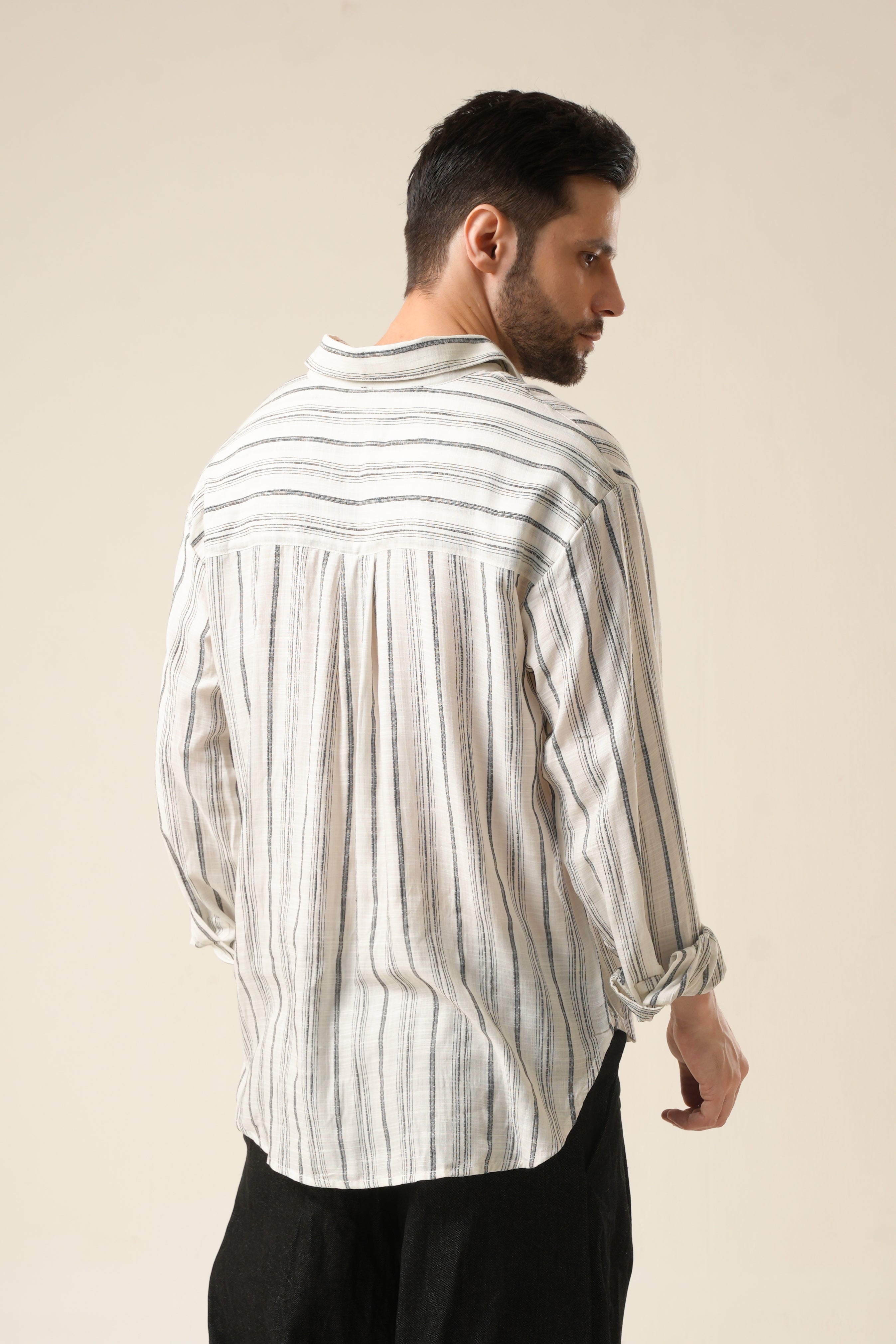 Railstripe Atelier Shirt | Vintage-Inspired Striped Cotton