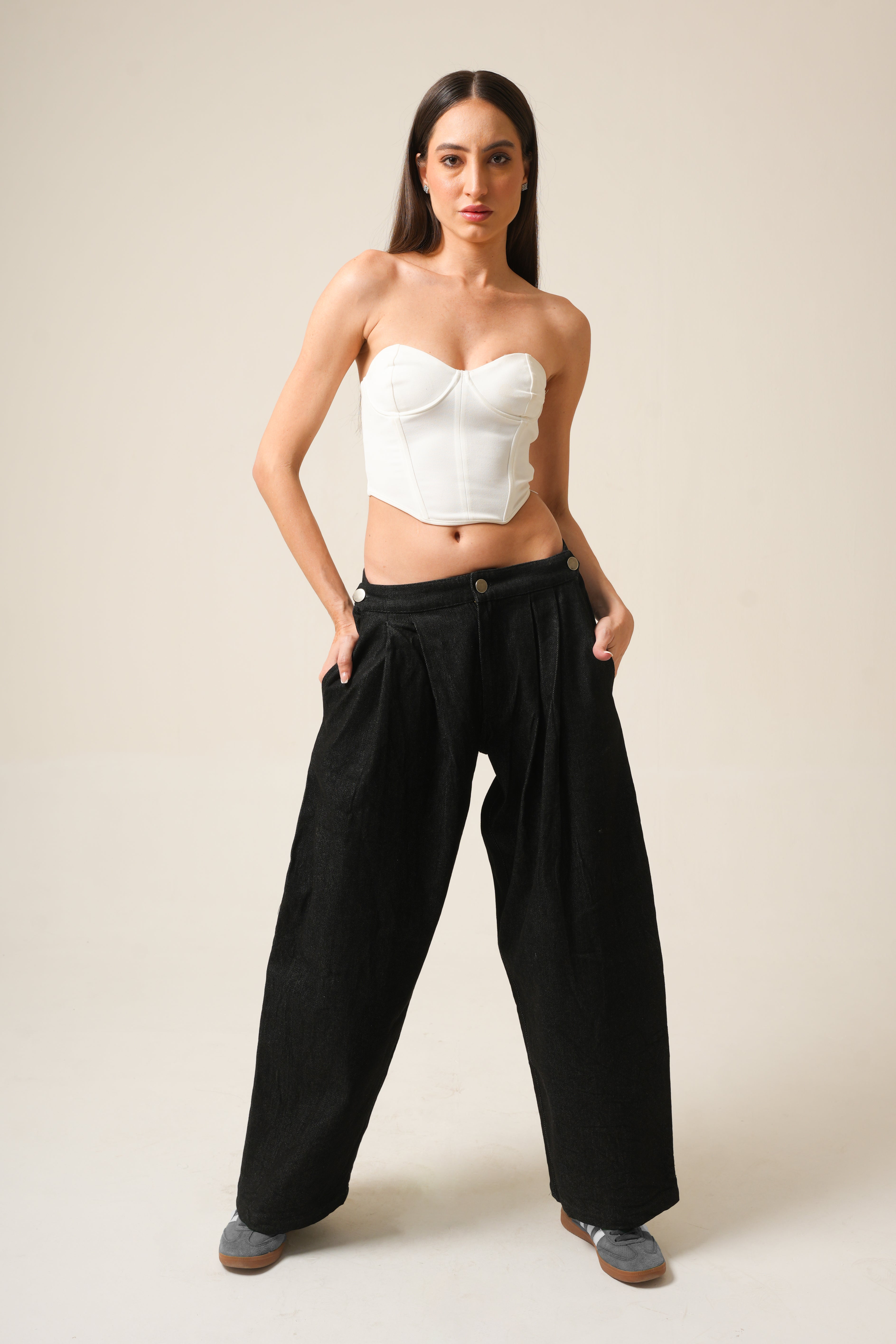 Gravity Void Trousers (Women’s) | Ultra-Wide Luxury Silhouette
