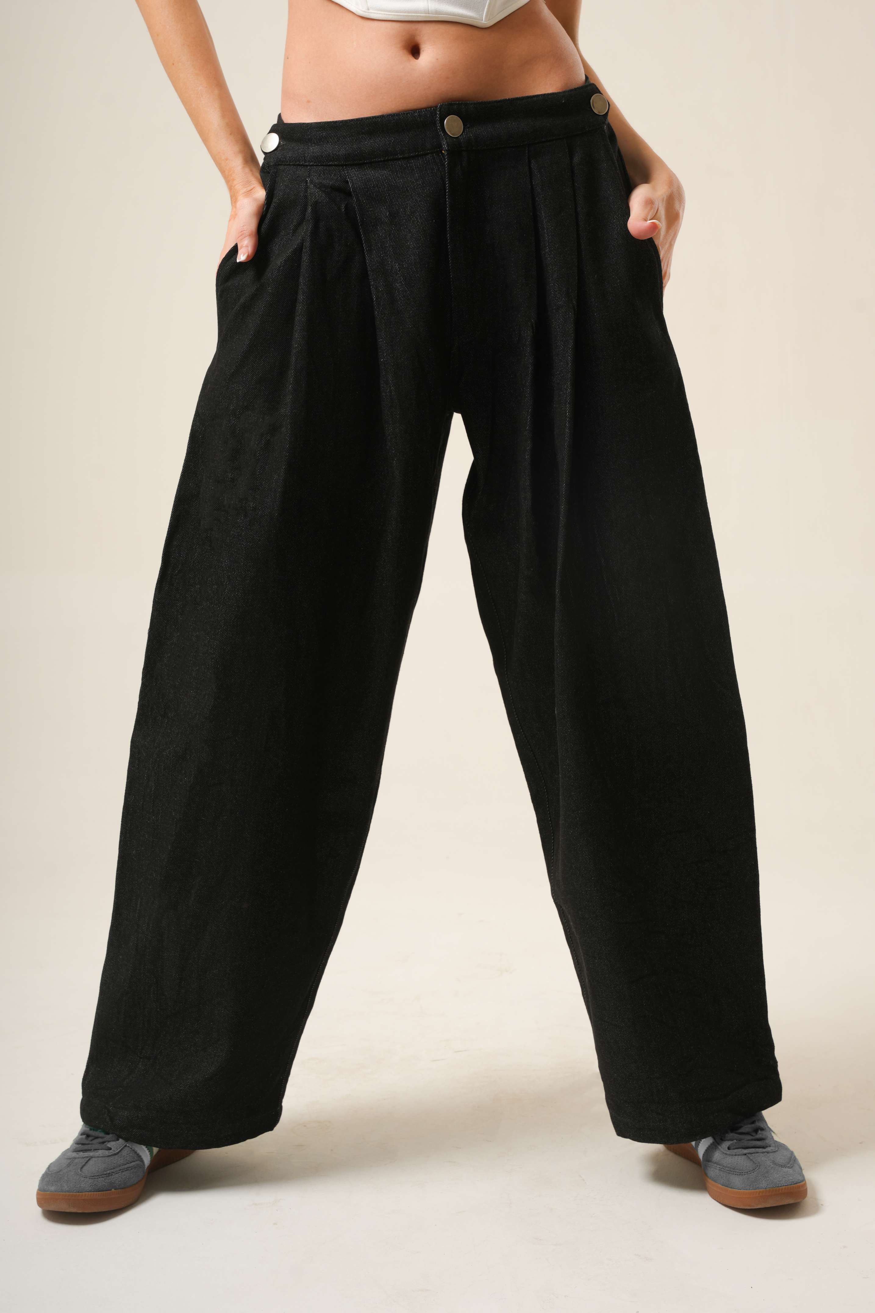 Gravity Void Trousers (Women’s) | Ultra-Wide Luxury Silhouette