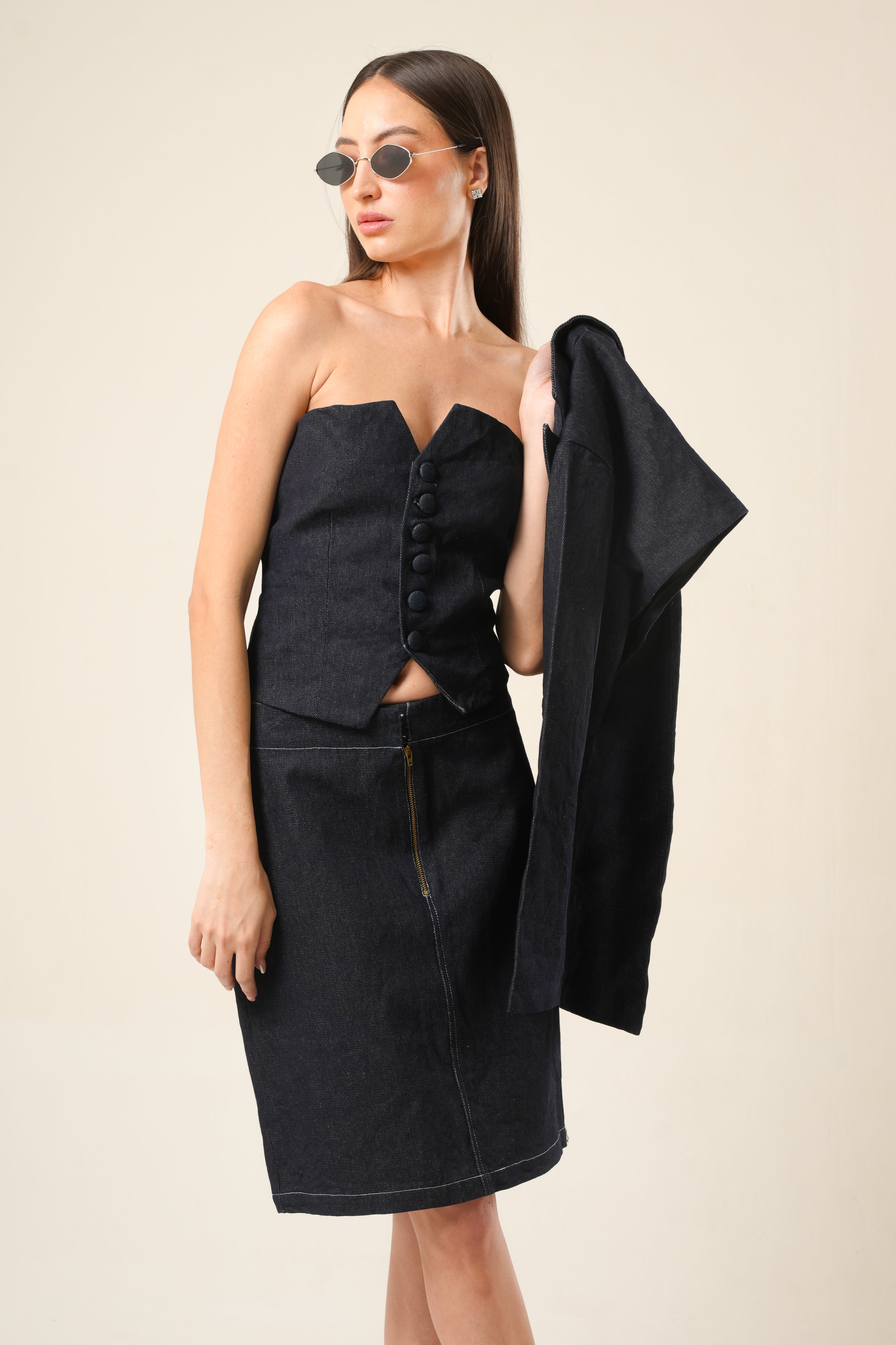 Blue Obsidian Denim Trio | 3-Piece Raw Denim Statement Set
