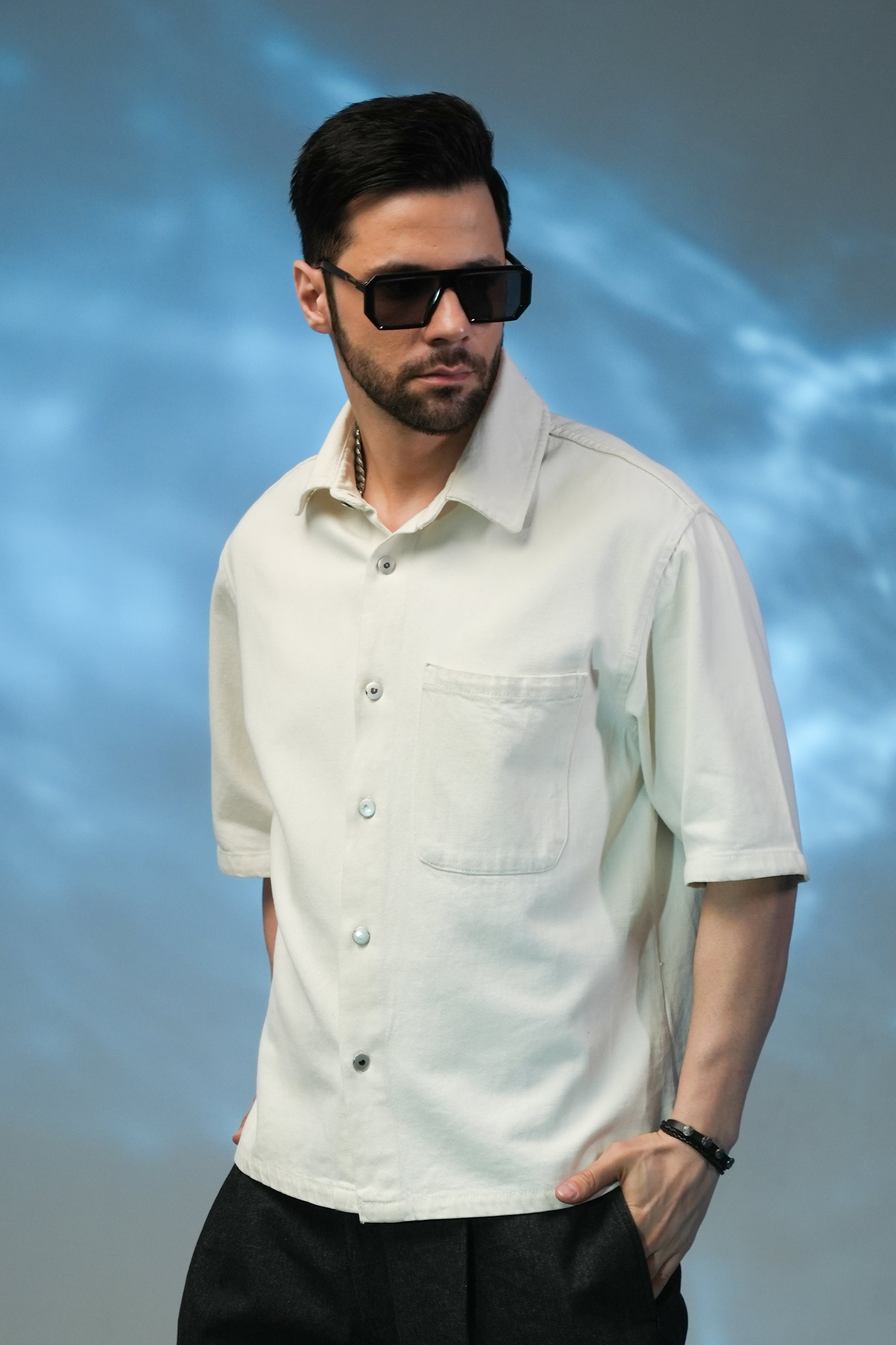 Ivory Form Box Shirt