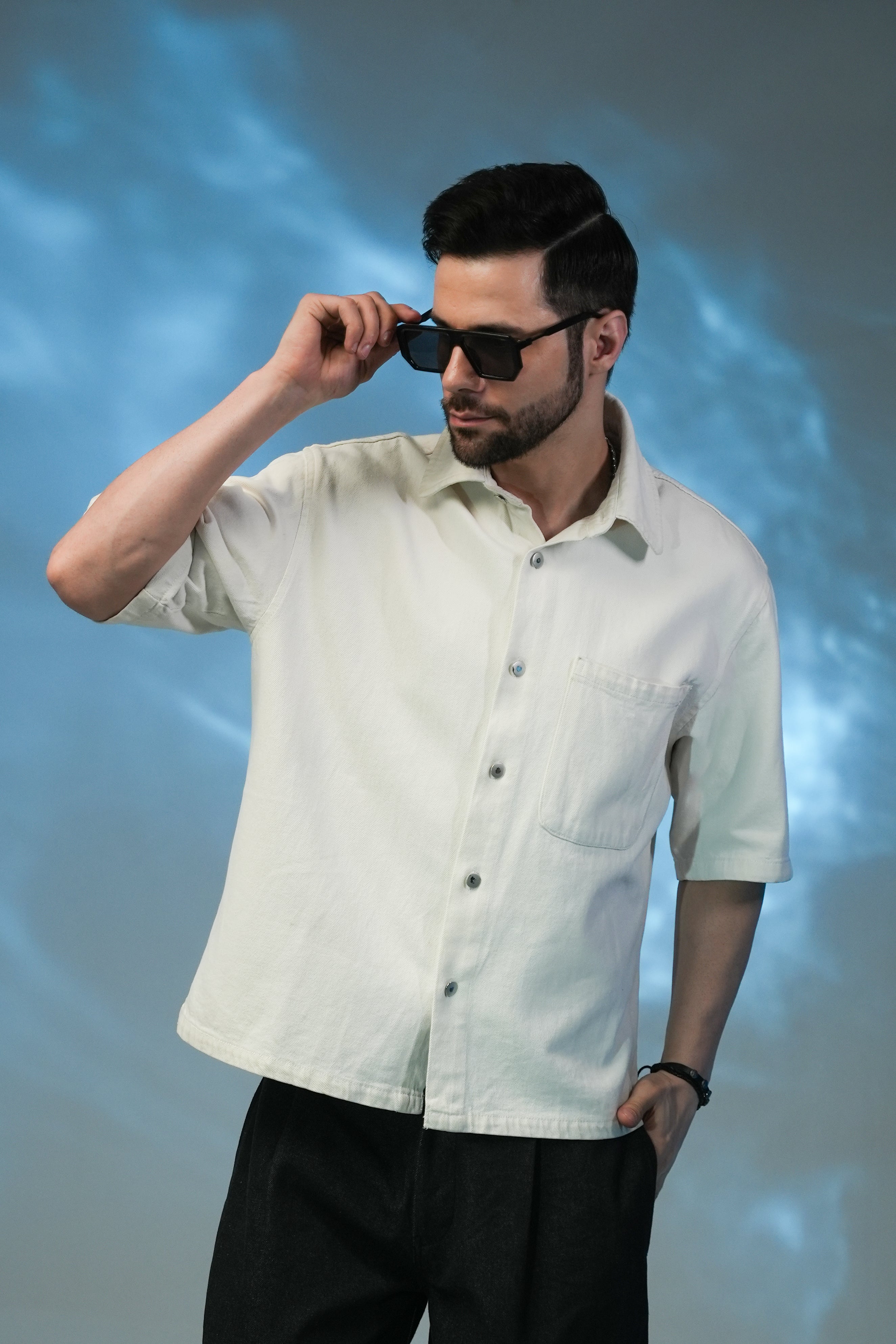 Ivory Form Box Shirt