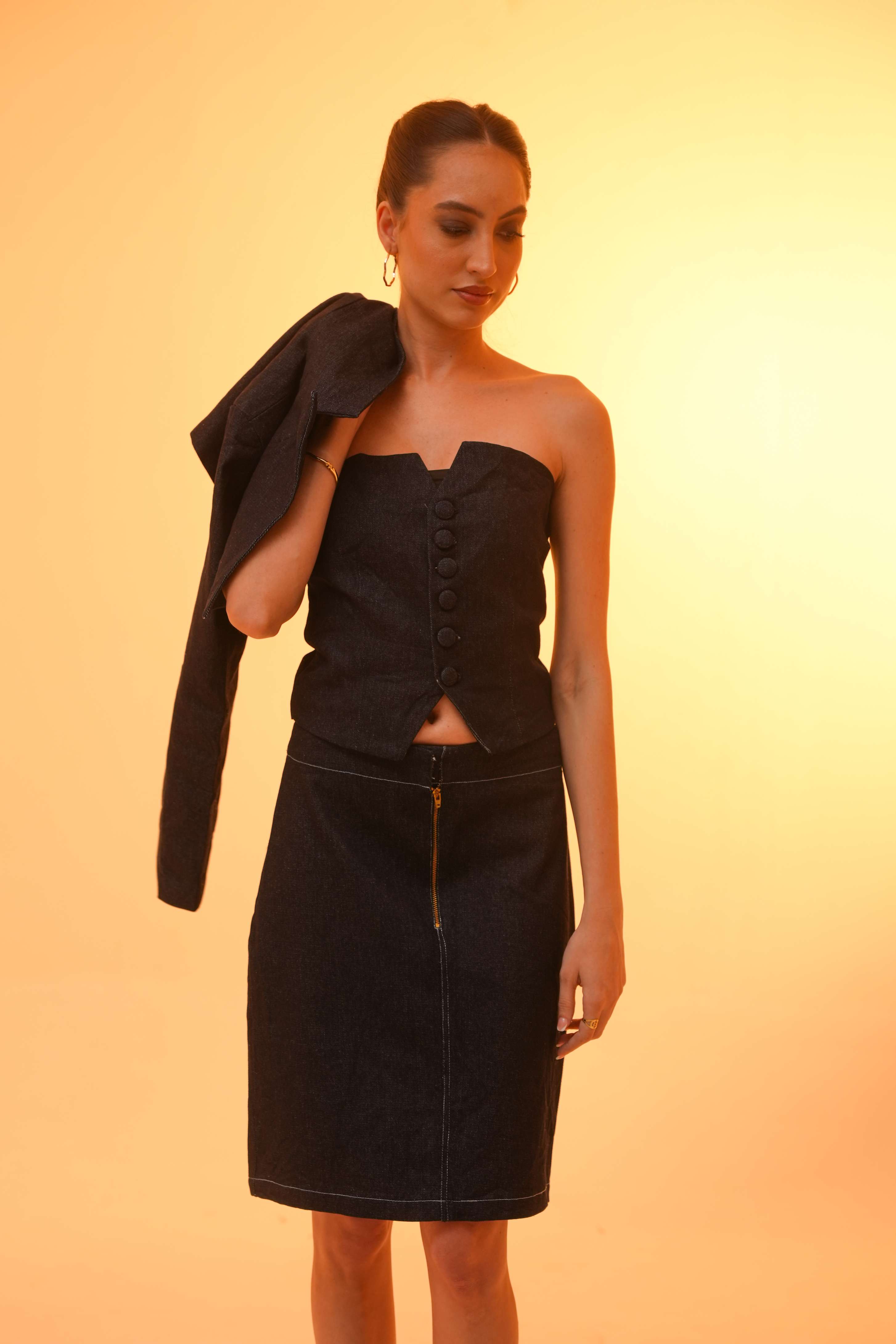 Blue Obsidian Denim Trio | 3-Piece Raw Denim Statement Set
