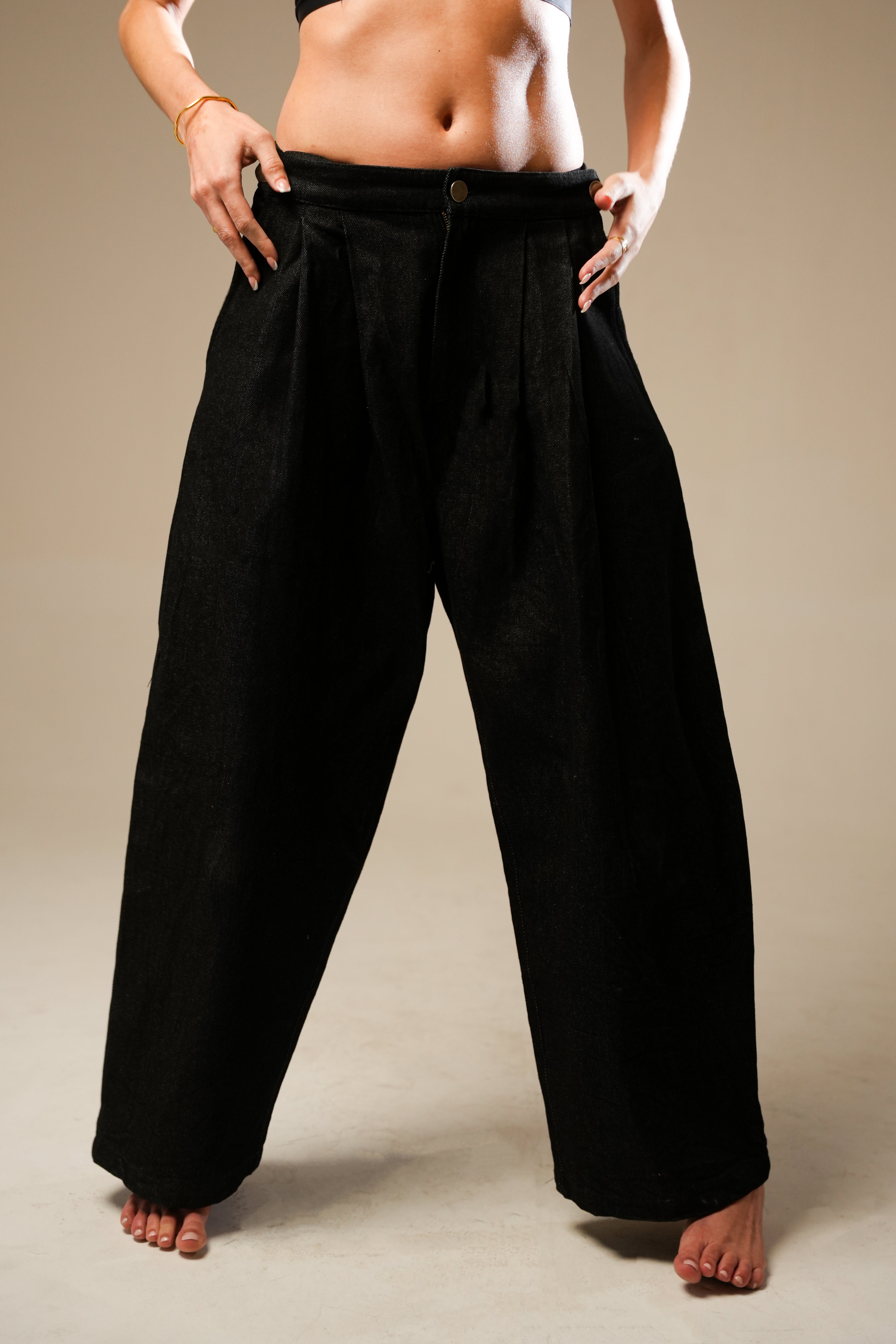 Gravity Void Trousers (Women’s) | Ultra-Wide Luxury Silhouette