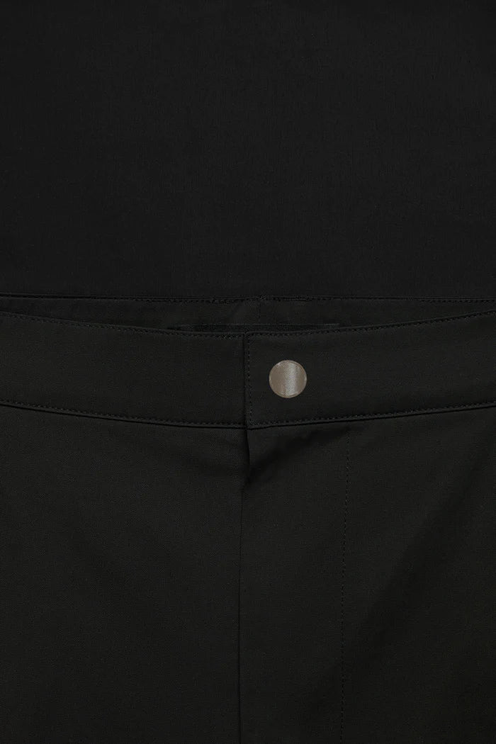 Black Wide-Leg Pants with Bird Embroidery – Relaxed Fit Artistic Trousers for Women