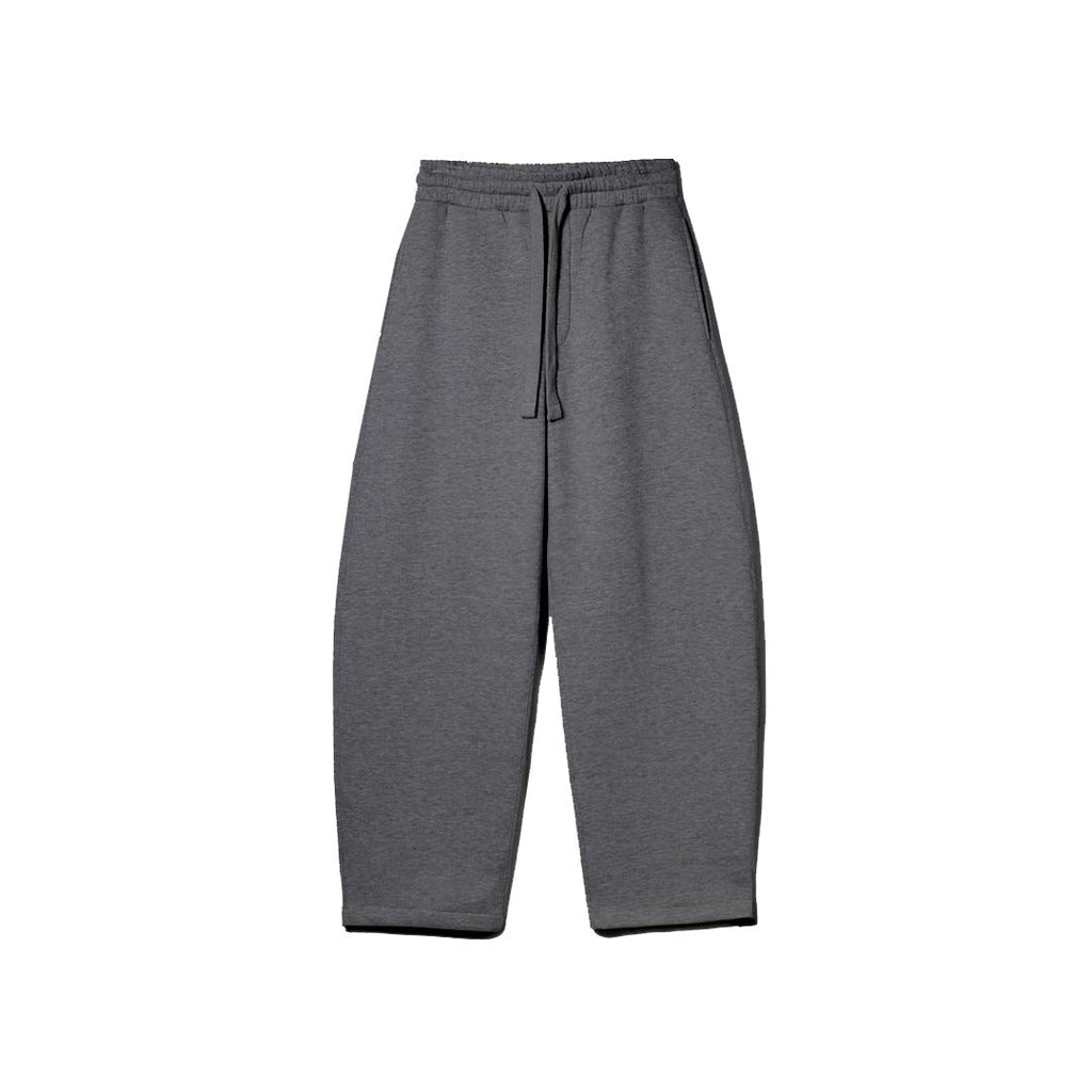 Grey Oversized Fleece Sweatpants for Men – Heavyweight Comfort & Streetwear Fit