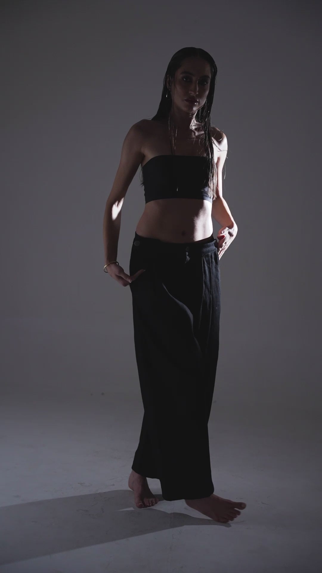 Gravity Void Trousers (Women’s) | Ultra-Wide Luxury Silhouette