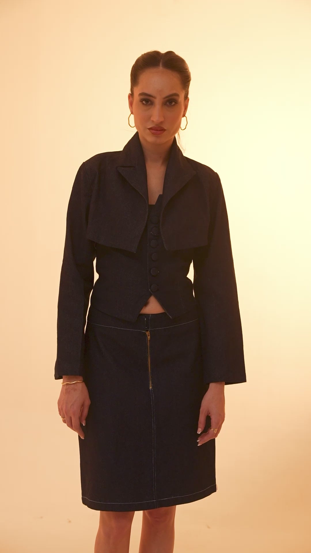 Blue Obsidian Denim Trio | 3-Piece Raw Denim Statement Set